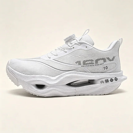 Men Propulsive Carbon Plate Racing Shoes Breathable Wide Fit Energy Return Marathon Sneakers Cushion for Women Running Trainers