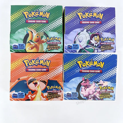 360Pcs Pokemon MEGA EVOLUTION Ascended Heroes TCG Expansion Booster Box Trade Card 36 Pack Box English Version