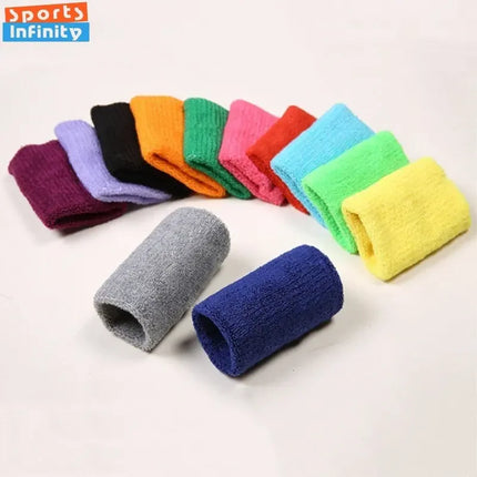 L XL Wristband Sport Sweatband Hand Band Sweat Wrist Support Brace Wrap Guards for Gym Volleyball Basketball Tennis Wrist Band
