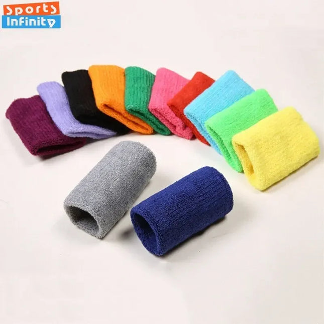 L XL Wristband Sport Sweatband Hand Band Sweat Wrist Support Brace Wrap Guards for Gym Volleyball Basketball Tennis Wrist Band