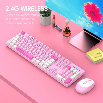 Shipadoo Gaming Wireless Keyboard And Mouse Combo Set,computer Wireless Laptop Desktop Office Pc Accessories Free - product i