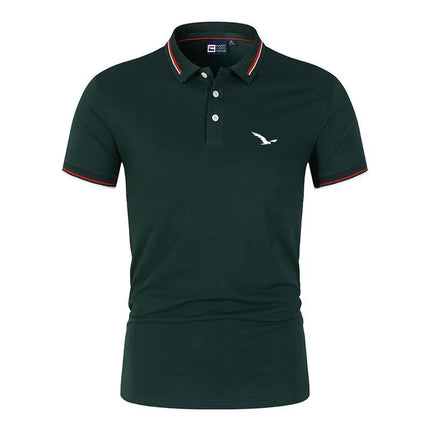 Quick Dry Men's Sports Polo Shirt Golf wear Summer Gym Fitness Training Clothing Comfortable Breathable Shirts