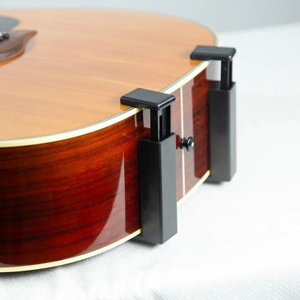 Adjustable Guitar Steady Stand Portable Ultra-Small Mini Guitar Holder Silicone Inner Stable Guitar Stand Clip-On Stage