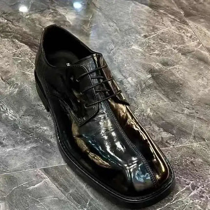 2025 New exquisite light luxury versatile handsome personality high sense cool men's pure leather casual and comfortable shoes