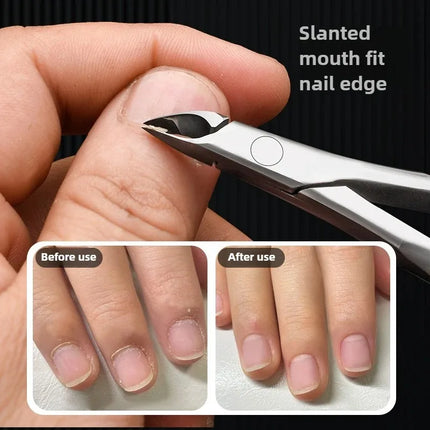 Stainless Steel Cuticle Cutter Professional Nail Nipper Cuticle Remover For Fingernails Toenails Dead Skin Remover