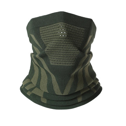 New Face Bandana Mask Cover Neck Warmer Bicycle Cycling Scarf Hiking Breathable Mask Winter Outdoor Windproof Thickened Mask Bib