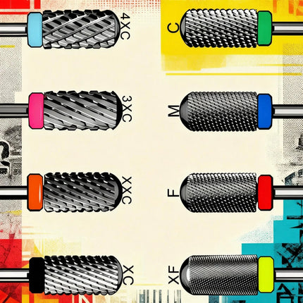 6.6 Original Large Barrel Round Smooth top  steel Carbide nail drill bits Efrat Urieli linux OEM Customized packaging