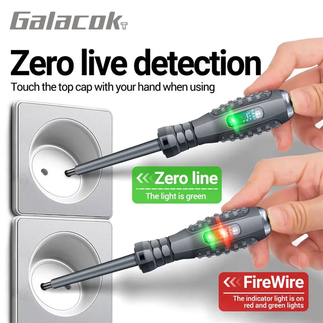 Multifunctional Electrician Test Screwdriver AC Non-contact Induction Test Pen Voltage Tester 70-600V - product image 2