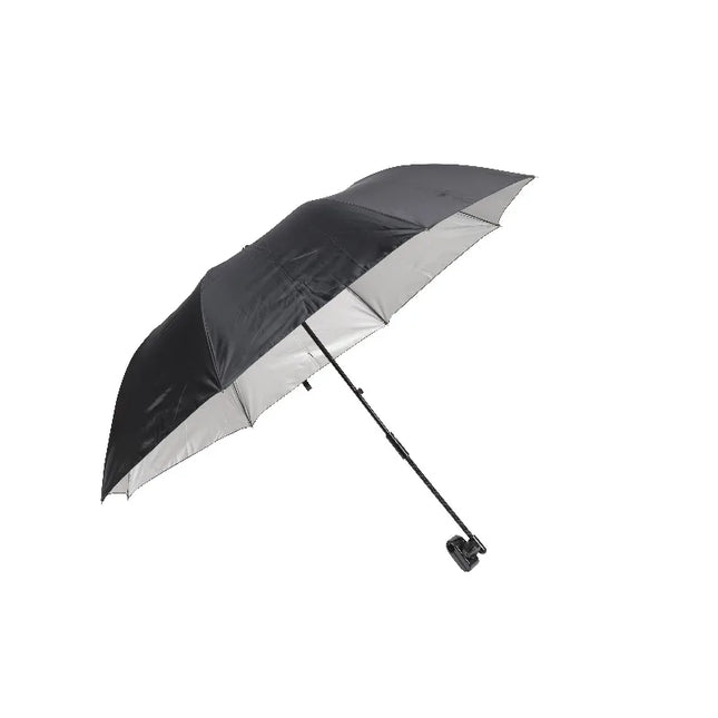 Chair Umbrella with Universal Clamp, Adult, Black