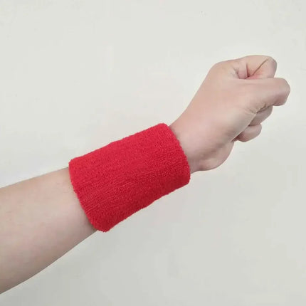L XL Wristband Sport Sweatband Hand Band Sweat Wrist Support Brace Wrap Guards for Gym Volleyball Basketball Tennis Wrist Band