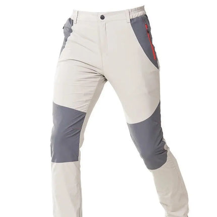 New Summer Men Thin Comfortable Work Pants Outdoor Casual Sports Breathable Cargo Pants Multi Pocket Straight Tooling Trousers 4