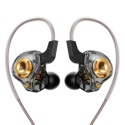 Original QKZ AK6 In Ear Earphone 6 Dynamic Driver Unit Headphone With Mic Stereo Sports HIFI Subwoofer Headset - product imag