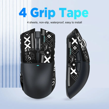 ATTACK SHARK X11 Mouse Grip Tape Skate Handmade Sticker Non Slip Suck Sweat Anti-Slip Sticker For ATTACK SHARK X11 - product