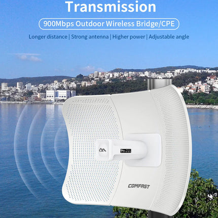 COMFAST 300-900M 5.8G Outdoor WIFI CPE Access Point 5-10KM Long Range Wireless AP WI-FI Antenna Repeater signal Amplifer Router