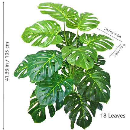 Artificial Monstera and Pothos Leaf Plant - image 30