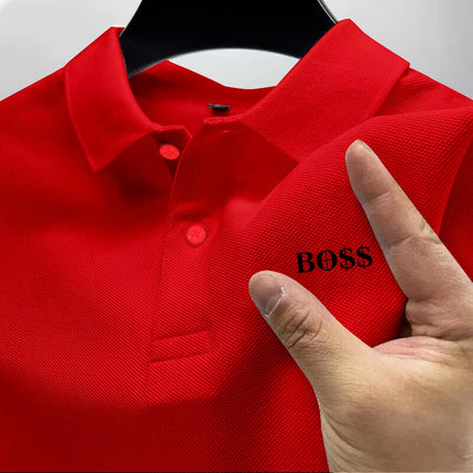 2026 New Men Quick Dry Short Sleeve Polo Shirts Breathable Casual Business Sports Summer Stylish High Quality Tops