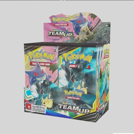 90/180/360Pcs English French Spanish Carta Karten Pokemon Cards Sun Moon Evolutions Booster Box Collectible Tradiner child Card