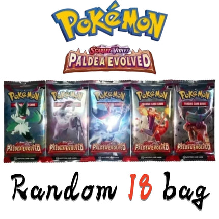 Random 18 bag Pokemon TCG Booster Pack Mega Evolution Ascended Heroes English Version Cards Per Pack Rare Trading Cards