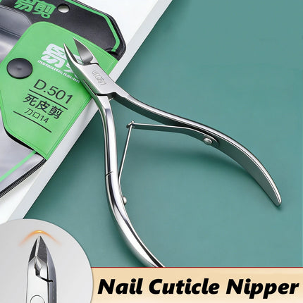 Professional Cuticle Cutter Nail Nippers Scissors Manicure Pusher Pedicure Tong Dead Skin Remover Nail Cuticle Regrowth Tool