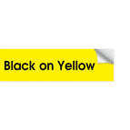 Black on Yellow / 6mm