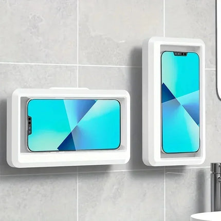 Fixed Universal Waterproof and Anti-fog Mobile Phone Case For Bathhouses Draining Phone Holder Waterproof Touched Shower Phone