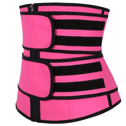 Women Waist Trainer Belt Tummy Control Slimming Body Shaper Sweat Trimmer Sauna Fitness Workout Cincher Girdle Shapewear Plus