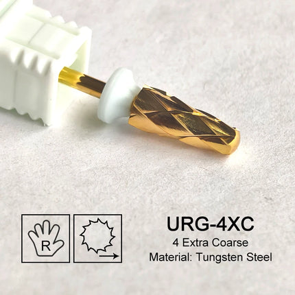 Tapered Barrel Nail Drill Bits Carbide Nails Grinding Head Milling Cutter 4XC Hard Soft Gel Removal Polishing DIY Tools
