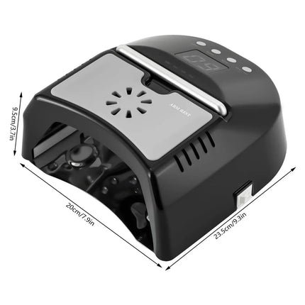 Popular Upgraded 72W Cordless UV LED Nail Lamp with Rechargeable Battery &  Fan - Professional Gel Nail Dryer for Salon & Home
