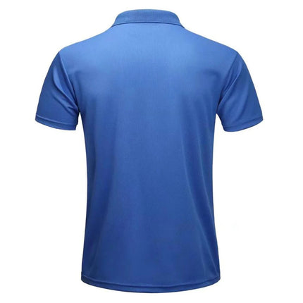 Plain Dry Fit Polo T Shirts Men Breathable Polyester Golf Shirt Unisex Quick Dry Sport Collar T-shirt Camisas Polos Para Hombres