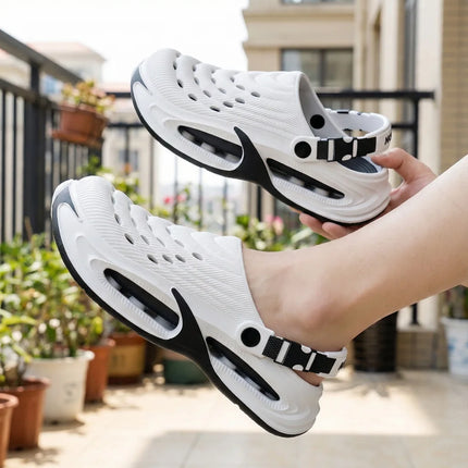 Men's Outdoor Sandals Women's Heeled Fluffy Top Sandals EVA One-Size-Fits-All Summer Beach High-End Flip - product image 4