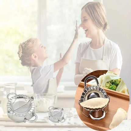 Tainless Steel Dumpling Maker Dumpling Skin Mold Ravioli Maker Press Pie Making Press Wrapper Pastry Maker Kitchen Accessories