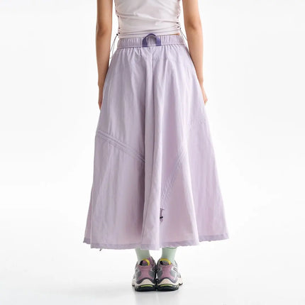 Outdoor Fashion Quick Dry Drawstring Skirt Women City Hiking Streetwear Loose Casual Sport  Y2k Track Cargo Skirts Pants