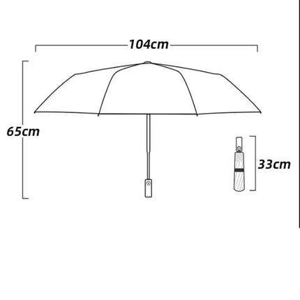 60Bones Super Windproof Umbrella All Weather Umbrellas Large Size Men Automatic Business Umbrella UV Protection Women Sunshade