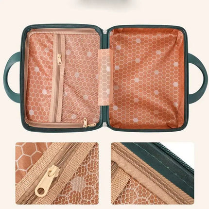 Hot Sales 14 inch Travel Suitcase Mini Hand Makeup Case Luggage Travel Cosmetic Box For Women
