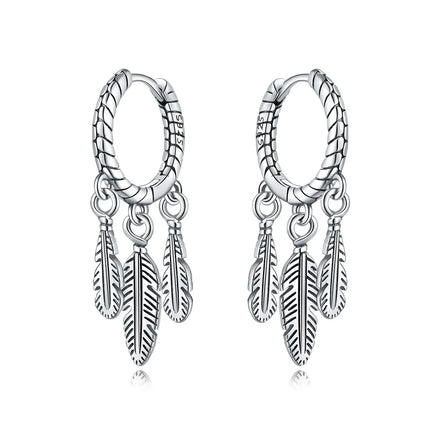 Orstarry 925 Sterling Silver Sparkling Wings Earrings Original Jewelry Drop Earrings Women Jewelry Party Trendy Anniversary Gift