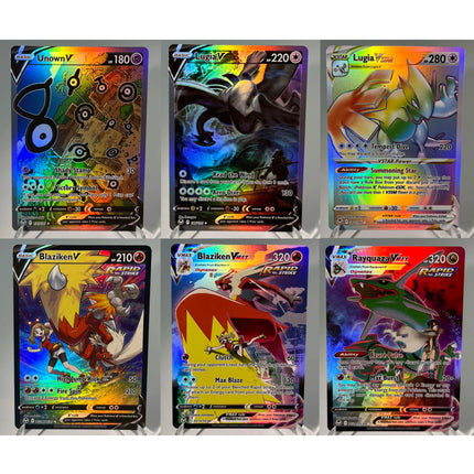 Lost Origin PKM Cards PTCG6-D GX Rainbow Giratina V Aerodactyl Pikachu Rare Collection Battle Toys Gifts for Hobbies