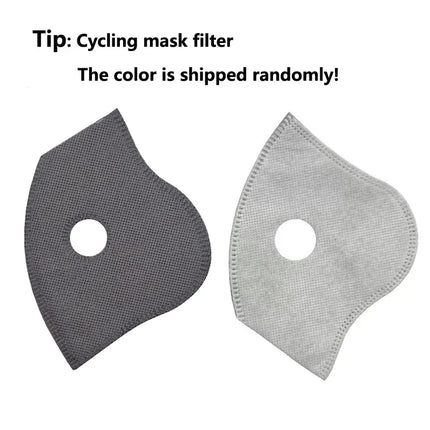 Cycling Face Mask Sport Washable Reusable with Filter Dust Mask Summer Facemask for Men Bandana Activated Carbon Filters