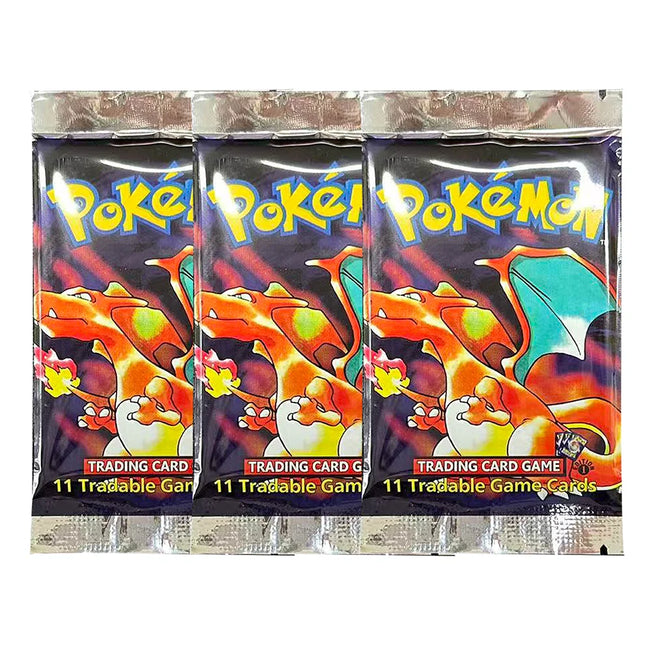 Base Set 1. Edition Shadowless Booster Box Pokémon Karten PTCG Proxy Klassische Anime Sammelkarte 1Set 36 Packs 1Pack/11Karten