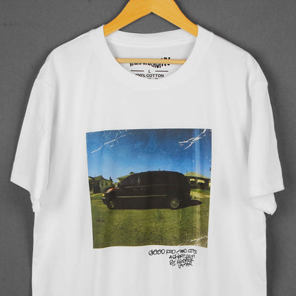 Kendrick Lamar T-Shirt Hip Hop Conscious Kanye West Summer Cotton Men's Printed Clothing Short Sleeves Music Top Shirt