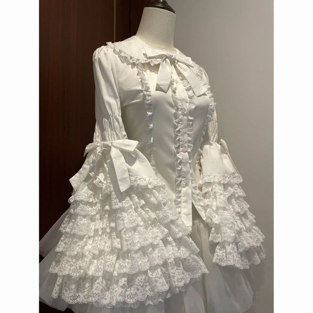 Lace Doll-Style Lolita Princess Sleeve Shirt, Long-Sleeved Versatile Top for Summer, Cute Lolita Inner - product image 2