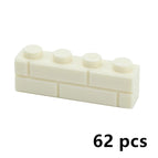White 1X4 62pcs