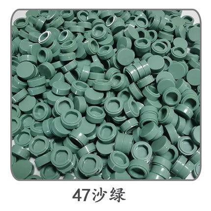 1000pcs/lot Tile 1x1 Round 98138 Special Brick MOC Building Block Small Particle Bricks Parts Compatible with 98138 LOGO Toys