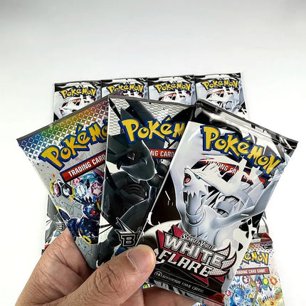 10/20 Pcs Pokemon Card Prismatic Black Bolt White Flare Booster English Battle Pokemon Card Game Carte Trading Collection Cards
