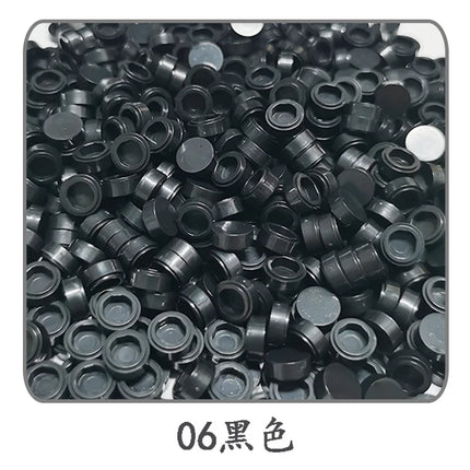 1000pcs/lot Tile 1x1 Round 98138 Special Brick MOC Building Block Small Particle Bricks Parts Compatible with 98138 LOGO Toys