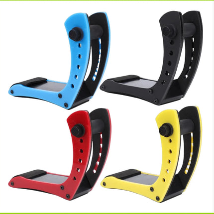 Electric Guitar Support Stand Holder 6 Position Height Adjustable Vertical Guitar Rack Stand for 35-55mm Thickness Leg Rest