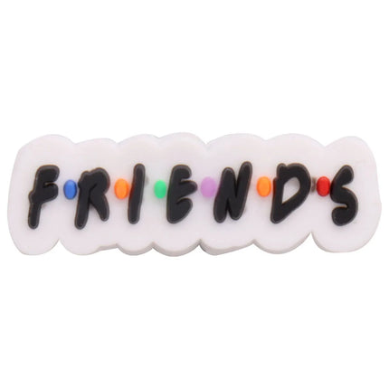Single Sale 1pcs PVC Social Woker Epic Man Don't Be An Idiot Assistant Friends False Office Shoe Charms Accessories Decorations 