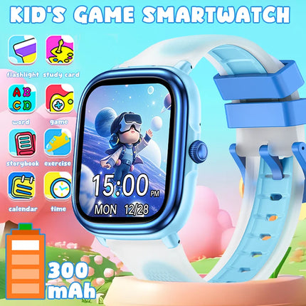 2026 New Children's Smart Learning Watch Alarm Clock LED Flashlight Waterproof Word Storybook Game Healthy exercise Smart Watch