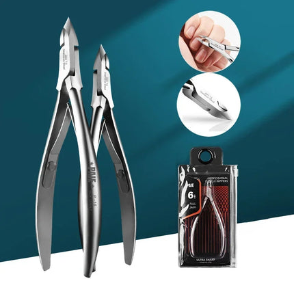 Stainless Steel Cuticle Cutter Professional Nail Nipper Cuticle Remover For Fingernails Toenails Dead Skin Remover