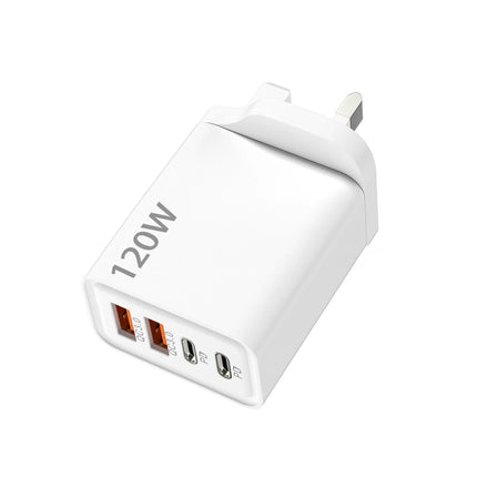 120W Multi Port USB USB-C Quick Fast Charger PD QC3.0 Wall Power Adapter EU US UK Plug For iPhone 17 16 15 14 - product image