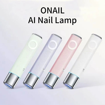 ONAIL Nail Art One-line Light Automatic Sensor Nail Lamp Handheld Nail Art Baking Lamp Small Phototherapy Lamp for Nail Salon